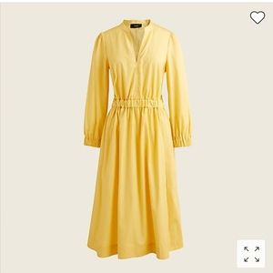 Jcrew cinched waist midi dress